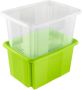 Keeeper Organizer Emil Opbergbox 15 L met deksel hoogwaardige kunststof (set 3-delig) - Thumbnail 2