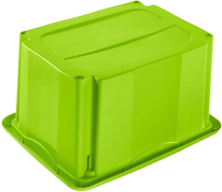 keeeper Organizer Emil Opbergbox 15 L met deksel hoogwaardige kunststof (set 3-delig)