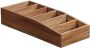 KESPER for kitchen & home Organizer Opbergdoos voor zaksoepen van FSC -gecertificeerd acaciahout (1 stuk) - Thumbnail 2