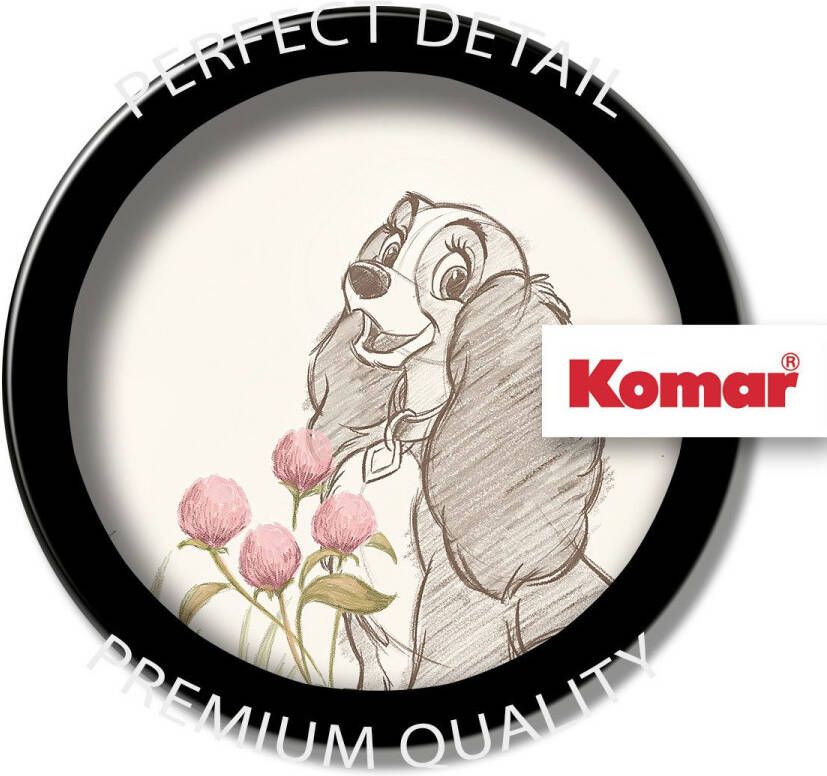 Komar Artprint Like a Lady 50 x 70 cm (breedte x hoogte) kinderkamer decoratie (set)