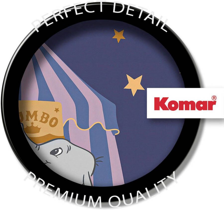 Komar Artprint op linnen Canvas schilderij Starry Night with Dumbo Afmeting 60 x 60 cm (1 stuk)