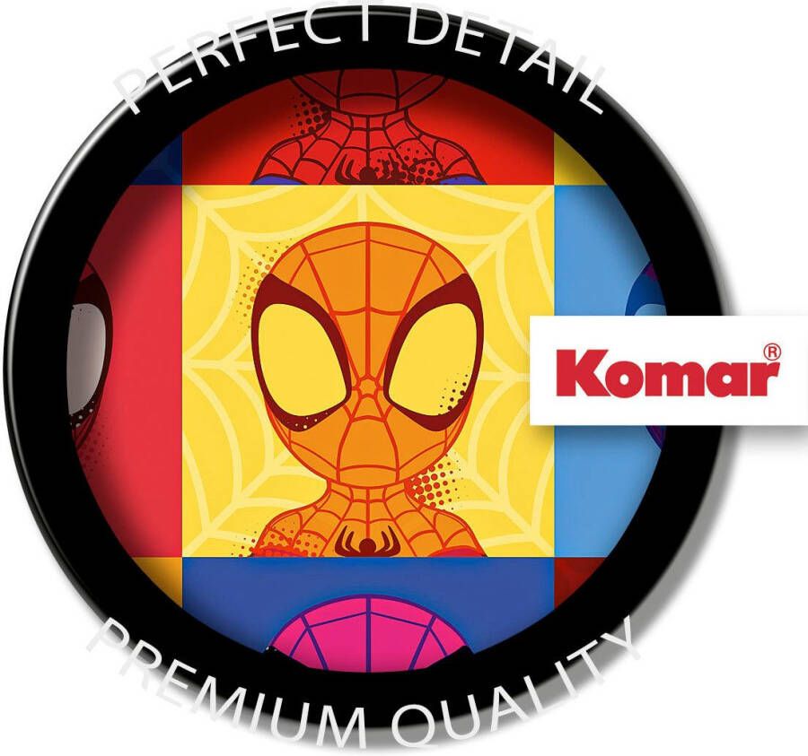 Komar Artprint op linnen Canvas schilderij Spidey Symmetry Afmeting 30 x 30 cm (1 stuk)