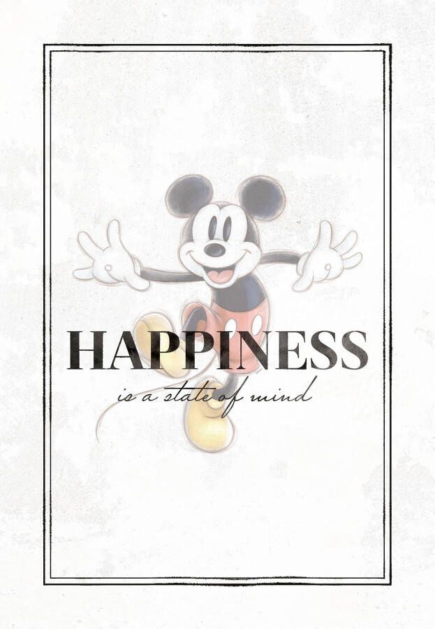 Komar Artprint op linnen Canvas schilderij Mickey Be Kind Afmeting 40 x 60 cm (1 stuk)