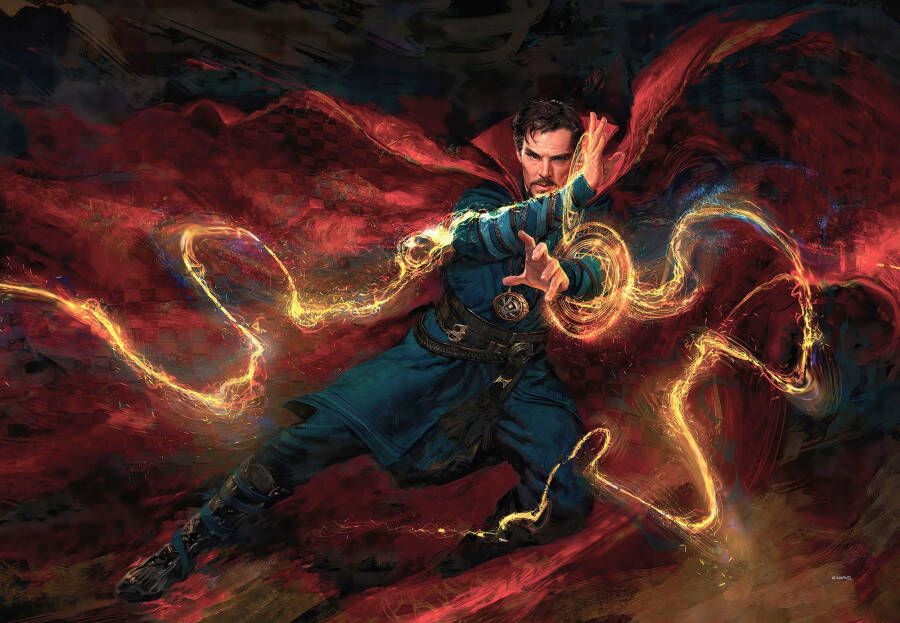 Komar Artprint op linnen Canvas schilderij Doctor Strange Sorcerer Supreme Afmeting 30 x 60 cm (1 stuk)