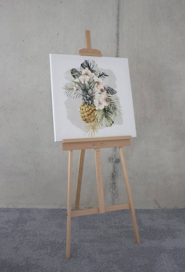 Komar Artprint op linnen Ananas Mûr 60x60 cm (breedte x hoogte) artprint op spieraam (1 stuk)