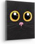 Komar Artprint op linnen BLACK CAT 30x30 cm (breedte x hoogte) artprint op spieraam (1 stuk) - Thumbnail 2
