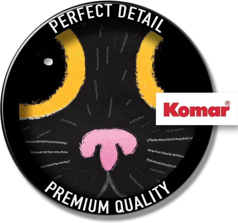 Komar Artprint op linnen BLACK CAT 30x30 cm (breedte x hoogte) artprint op spieraam (1 stuk)