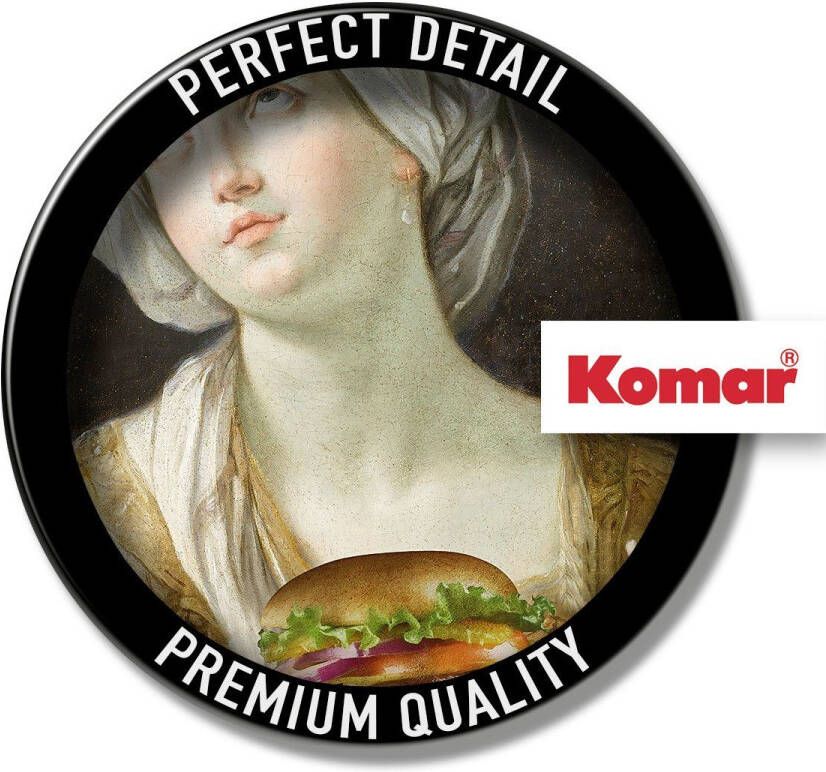 Komar Artprint op linnen Heal-thy Burger 60x90 cm (breedte x hoogte) artprint op spieraam (1 stuk)