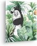 Komar Artprint op linnen Lost Zebra 30x30 cm (breedte x hoogte) artprint op spieraam (1 stuk) - Thumbnail 2