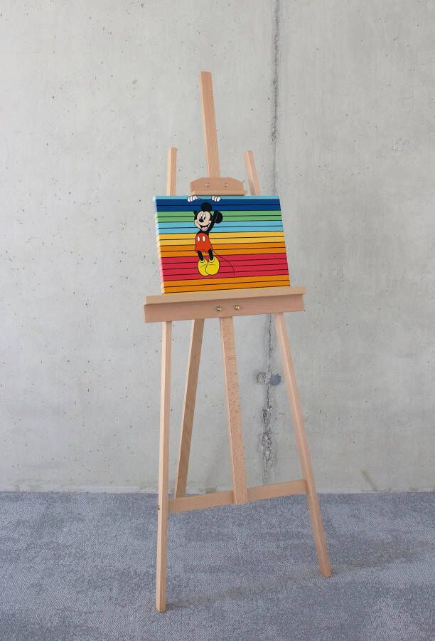 Komar Artprint op linnen Mickey Band of Color 30x40 cm (breedte x hoogte) artprint op spieraam (1 stuk)