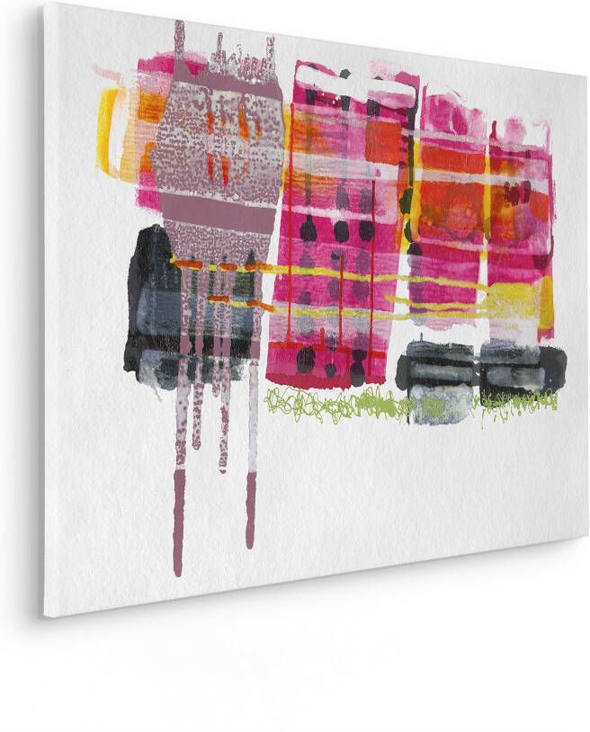 Komar Artprint op linnen Ruby Pink 60x90 cm (breedte x hoogte) artprint op spieraam (1 stuk)