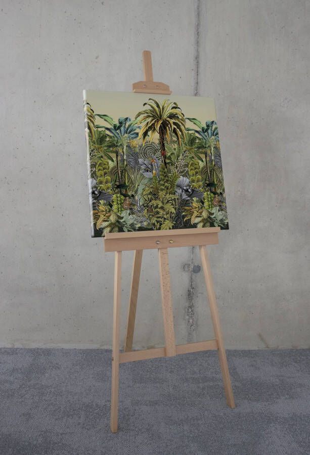 Komar Artprint op linnen Tropical Heat 60x60 cm (breedte x hoogte) artprint op spieraam (1 stuk)