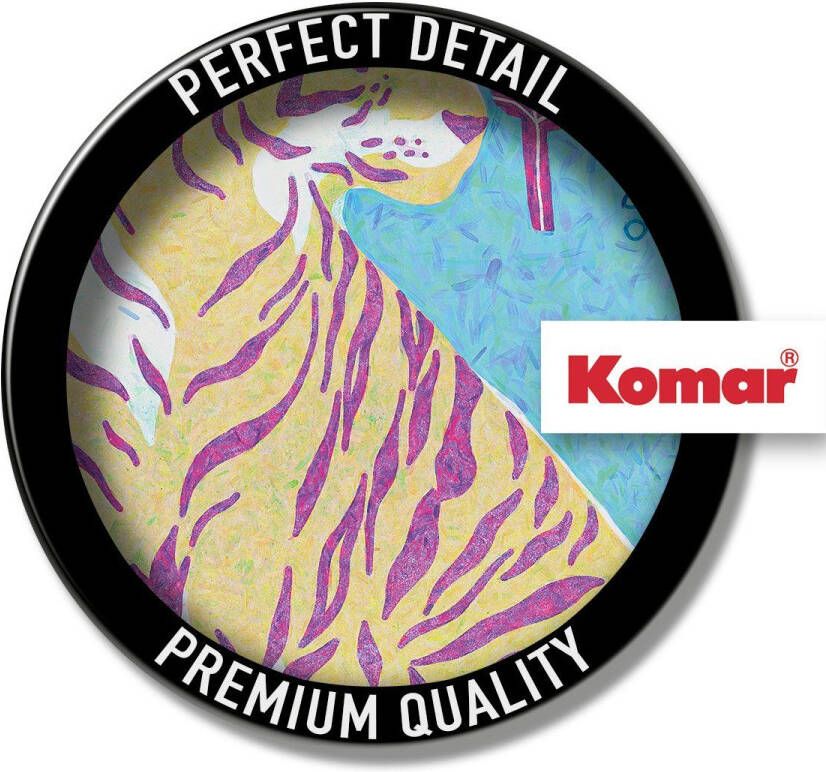 Komar Artprint op linnen Vegan Tiger 30x40 cm (breedte x hoogte) artprint op spieraam (1 stuk)