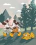 Komar Fotobehang Vlies fotobehang Mickey & Minnie Embrace Nature grootte 200 x 250 cm (1 stuk) - Thumbnail 2