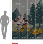 Komar Fotobehang Vlies fotobehang Mickey & Minnie Embrace Nature grootte 200 x 250 cm (1 stuk) - Thumbnail 4