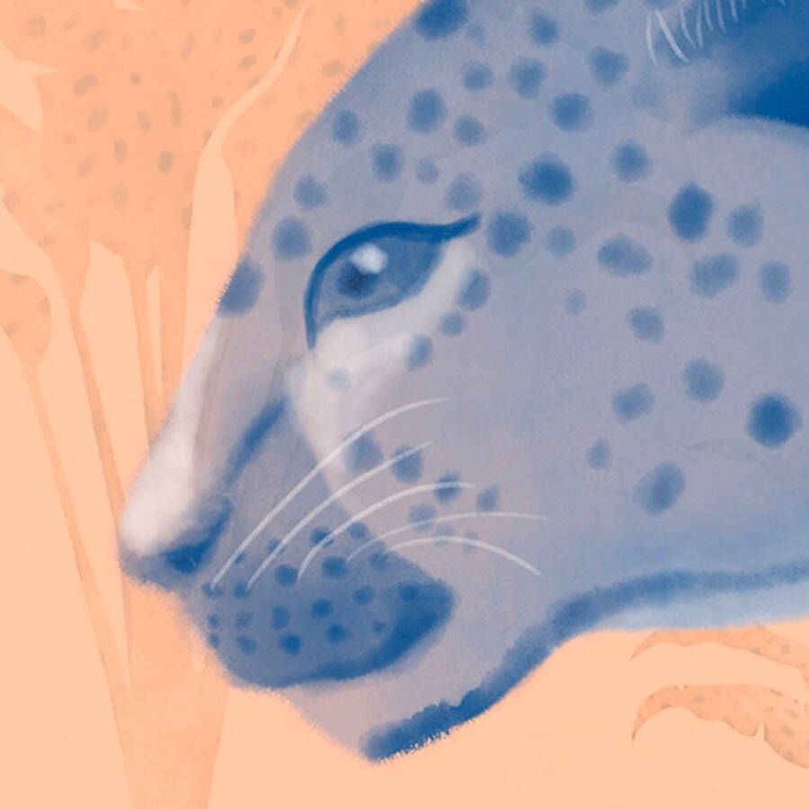 Komar Fotobehang Digitale print vlies Safari Pattern Afmeting 300 x 250 cm (1 stuk)