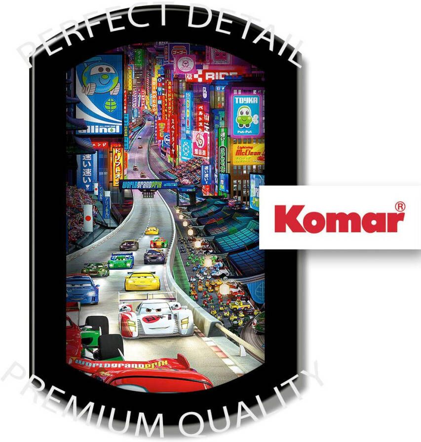 Komar Fotobehang Papier fotobehang Cars Tokio grootte 73 x 202 cm (1 stuk)