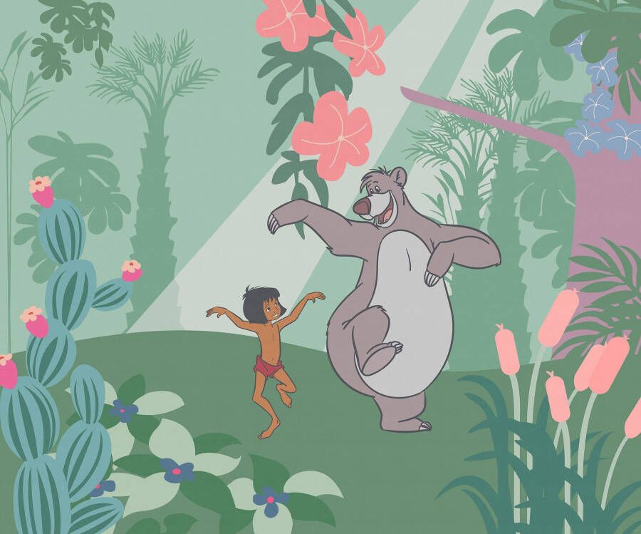 Komar Fotobehang Vlies fotobehang Jungle Book Just Kidding grootte 300 x 250 cm (1 stuk)