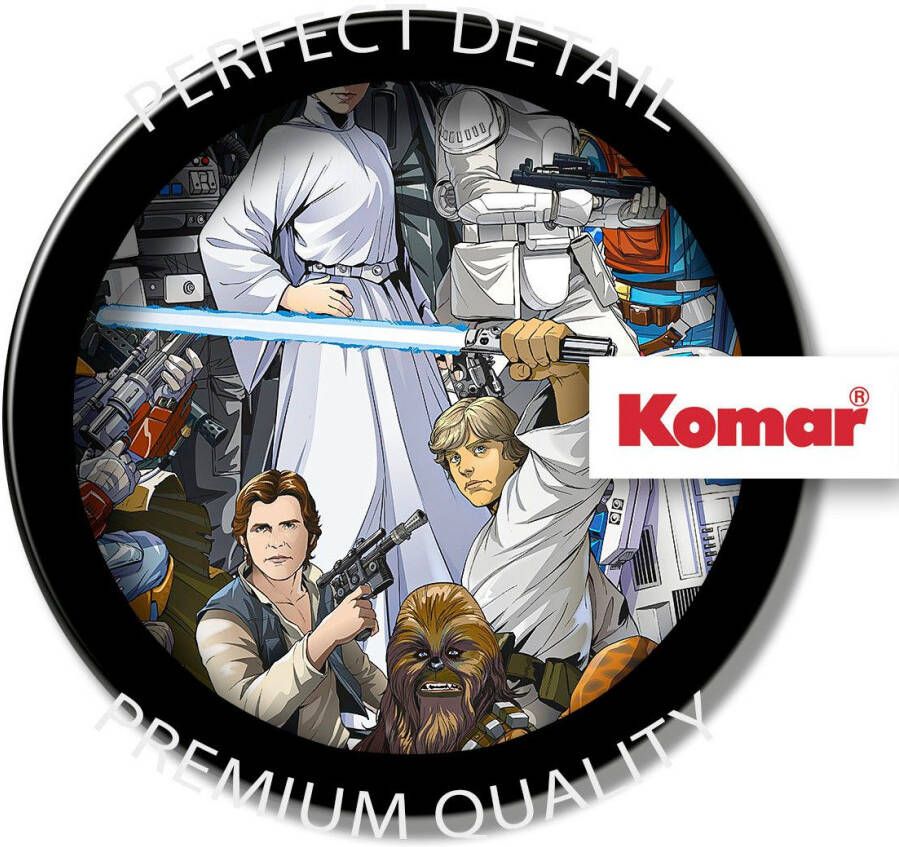 Komar Fotobehang Papier fotobehang Star Wars Classic Cartoon Collage 184 x 254 cm (1 stuk)