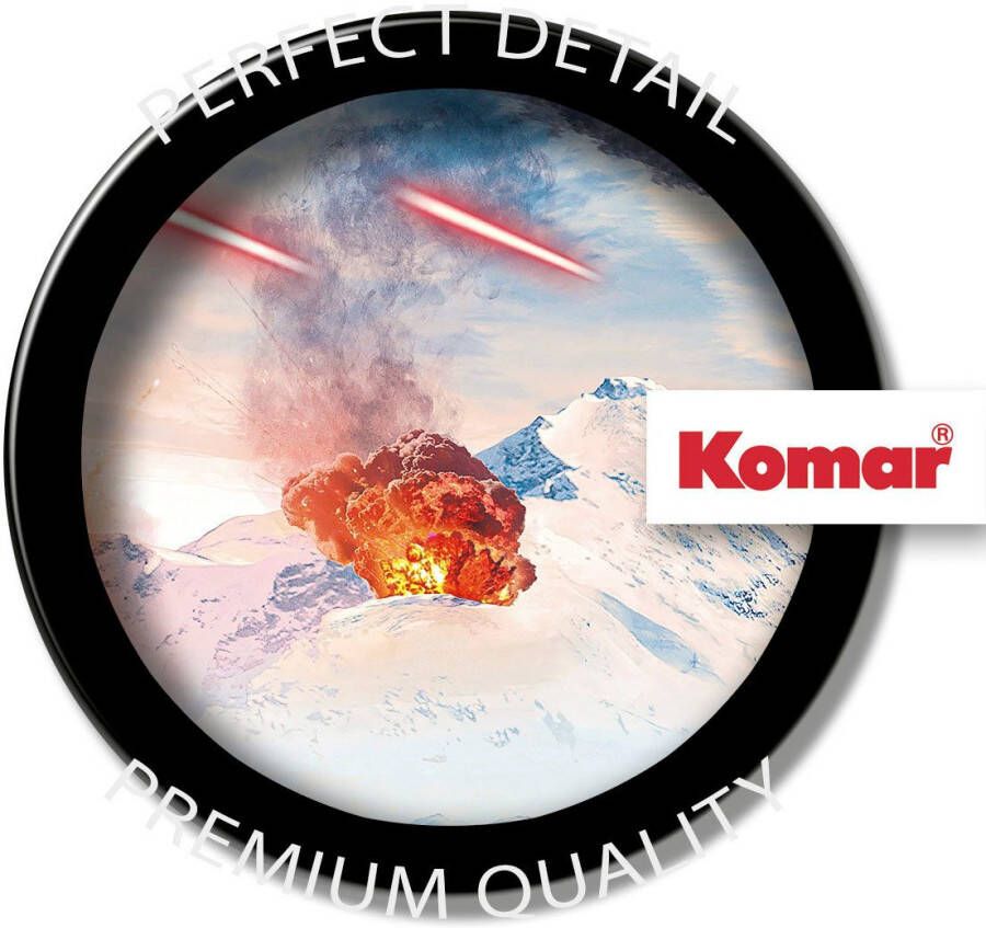 Komar Fotobehang Vlies fotobehang Star Wars Hoth Showdown grootte 400 x 250 cm (1 stuk)