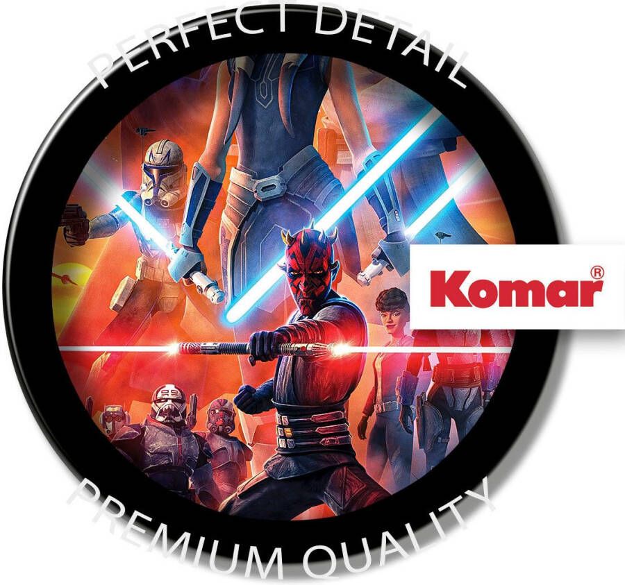 Komar Fotobehang Vlies fotobehang Star Wars Clone Wars Mission grootte 200 x 250 cm (1 stuk)