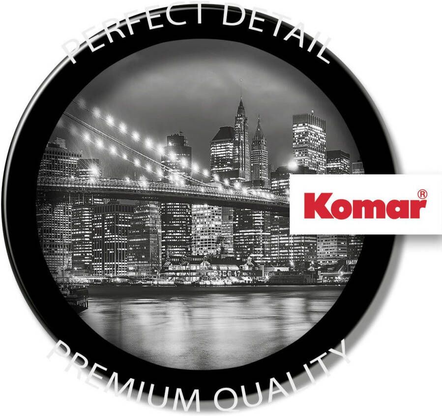 Komar Fotobehang Papier fotobehang Brooklyn Z W grootte 368 x 254 cm (1 stuk)