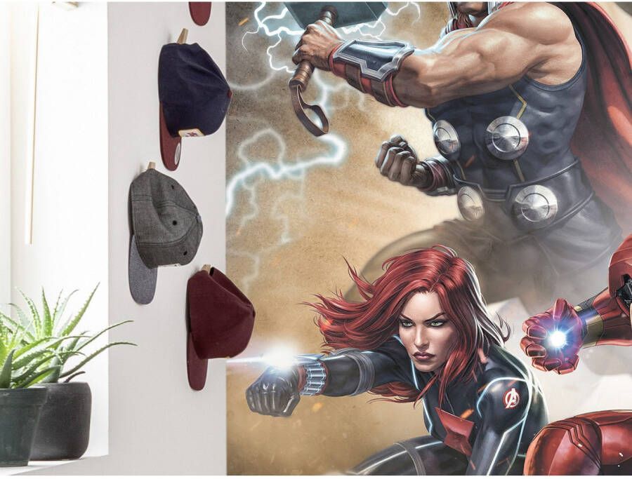 Komar Fotobehang Avengers Superpower 24 ijsblokjes flexibele bodem dicht lekvrij vaatwasserbestendig (1 stuk)