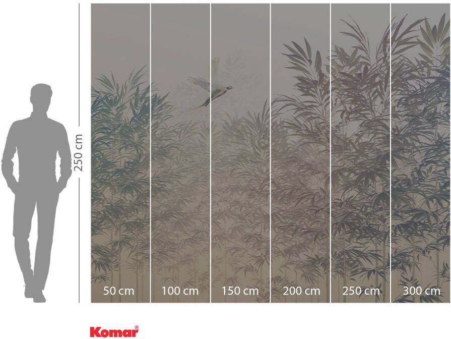 Komar Vliesbehang Bamboo Paradise 300x250 cm (breedte x hoogte) (1 stuk)