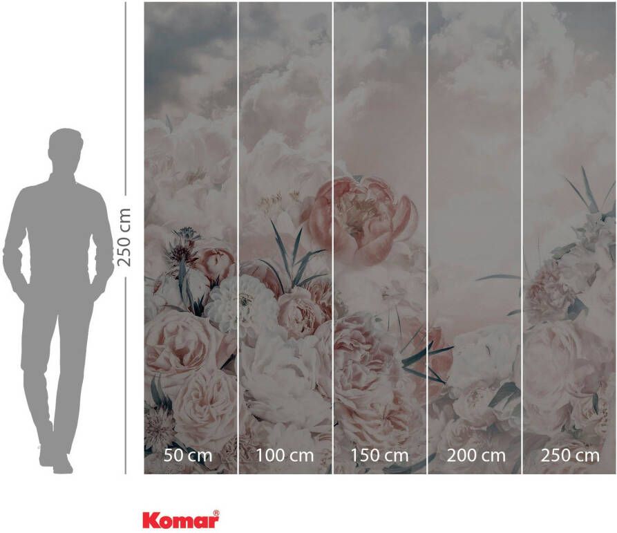 Komar Vliesbehang Blossom Clouds 250x250 cm (breedte x hoogte) (1 stuk)