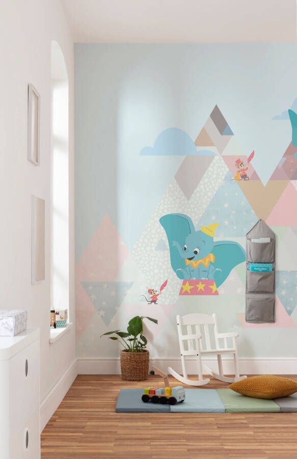 Komar Vliesbehang Dumbo flying elephant 300x280 cm (breedte x hoogte) (set)