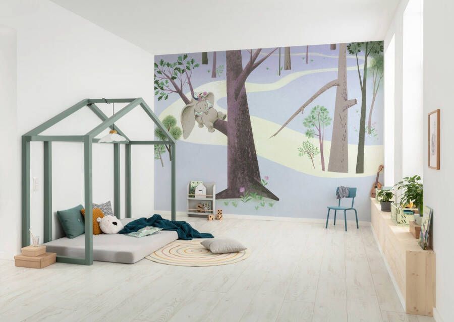 Komar Vliesbehang Dumbo Sleep on Tree 400x280 cm (breedte x hoogte)