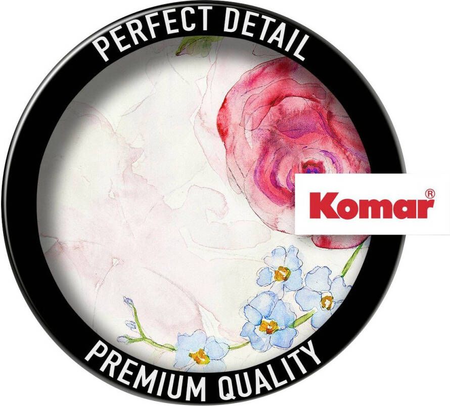Komar Fotobehang Zelfklevend vlies Floret Afmeting 125 x 125 cm (1 stuk)