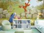 Komar Fotobehang Fototapete Fotobehang Winnie Pooh Ballooning x 254 cm (1 stuk) - Thumbnail 2