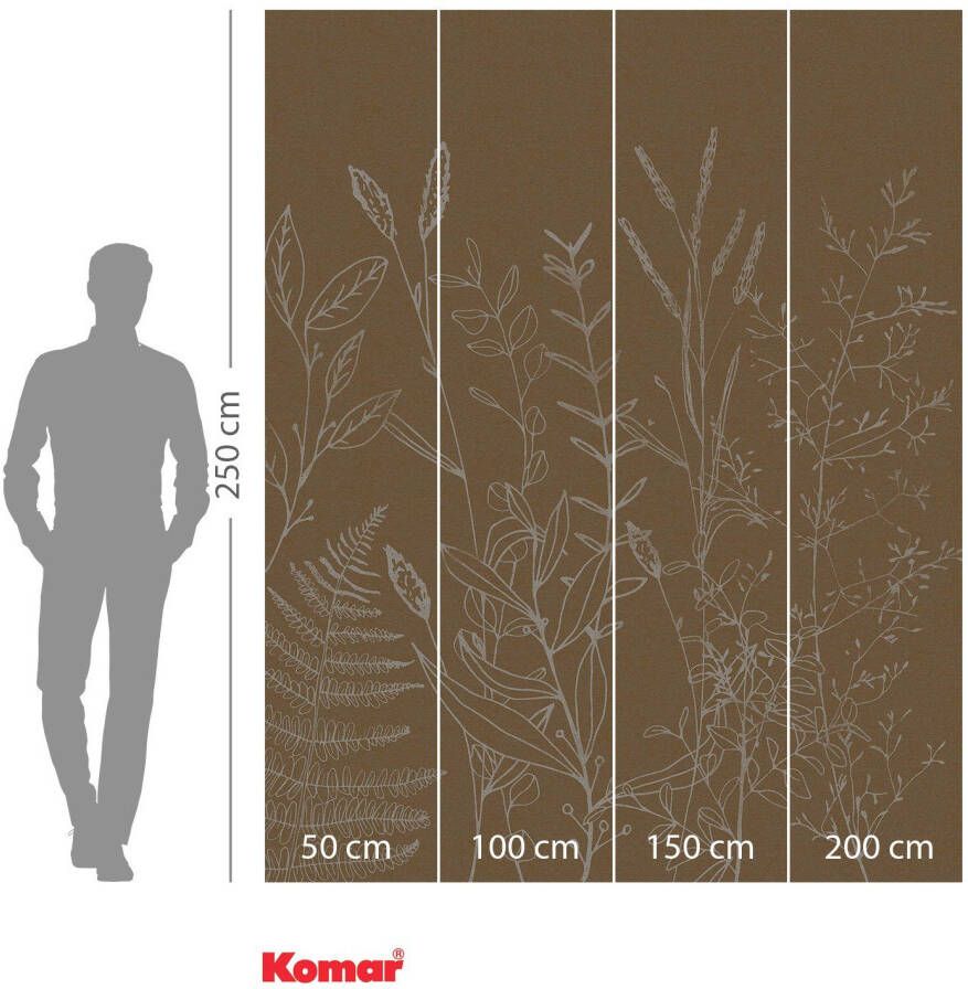 Komar Vliesbehang Herbs Garden 200 x 250 cm (breedte x hoogte) (1 stuk)