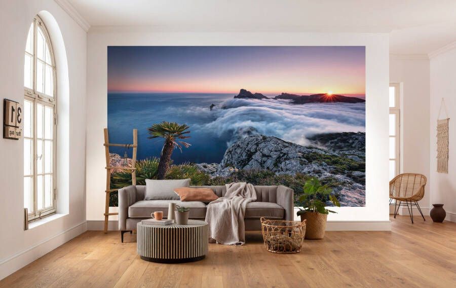 Komar Vliesbehang IJsland Paradise 450x280 cm (breedte x hoogte) woonkamer slaapkamer (9 stuks)