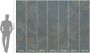 Komar Vliesbehang Jardin sur Papier 350x250 cm (breedte x hoogte) (1 stuk) - Thumbnail 6