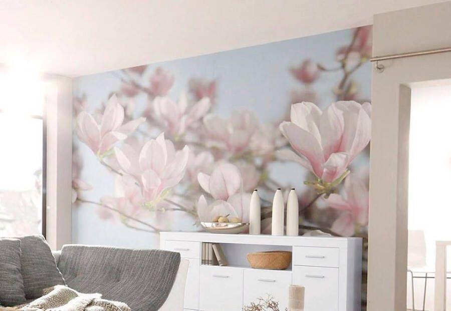 Komar Fotobehang Magnolia 368x254 cm (breedte x hoogte) inclusief pasta (set)