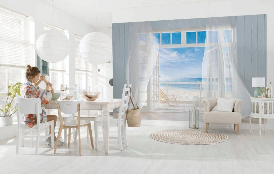 Komar Fotobehang Malibu 368x254 cm (breedte x hoogte) inclusief pasta (set)