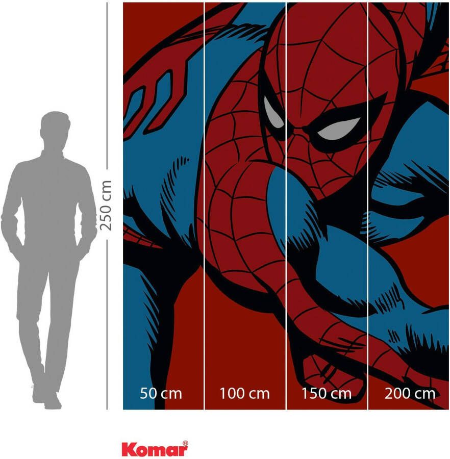 Komar Vliesbehang Marvel PowerUp Spider-Man Watchout (1 stuk)