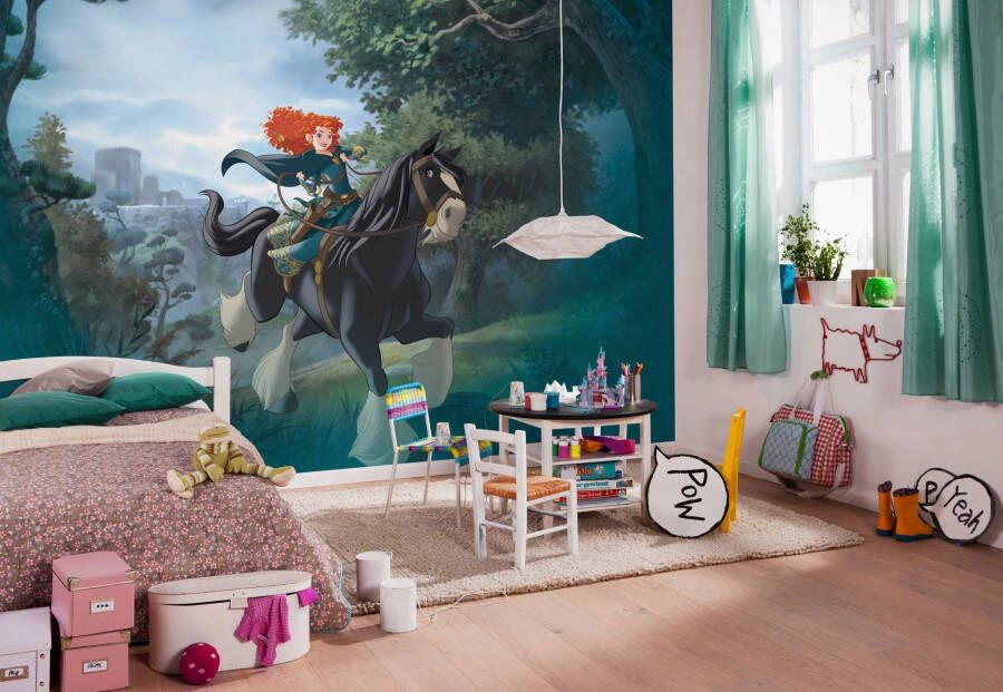 Komar Vliesbehang Merida Riding 400x280 cm (breedte x hoogte)