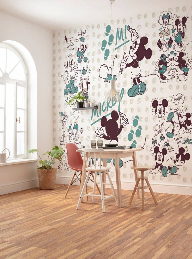 Komar Vliesbehang Mickey and Friends 350x280 cm (breedte x hoogte) (set)