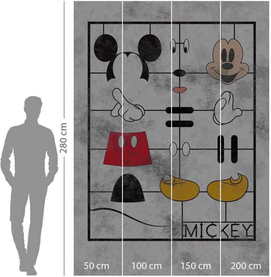 Komar Vliesbehang Mickey Kit 200x280 cm (breedte x hoogte)