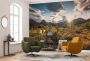 Komar Vliesbehang Noorse Herfsttaferelen 450x280 cm (breedte x hoogte) woonkamer slaapkamer (9 stuks) - Thumbnail 2