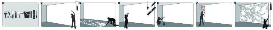 Komar Vliesbehang Digitale print vlies Ozeanperle Afmeting 450 x 280 cm (9 stuks)