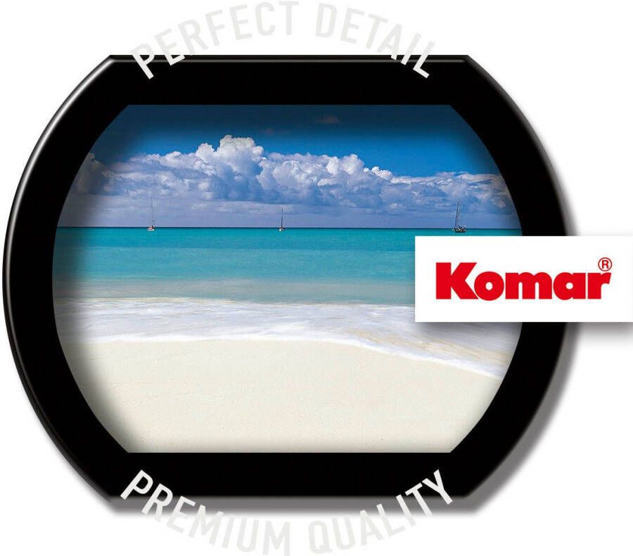 Komar Fotobehang Papier fotobehang Deserted Beach grootte 368 x 127 cm (1 stuk)