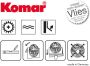 Komar Fotobehang Zelfklevend vlies Pink and Cream Roses Afmeting 125 x 125 cm (1 stuk) - Thumbnail 4