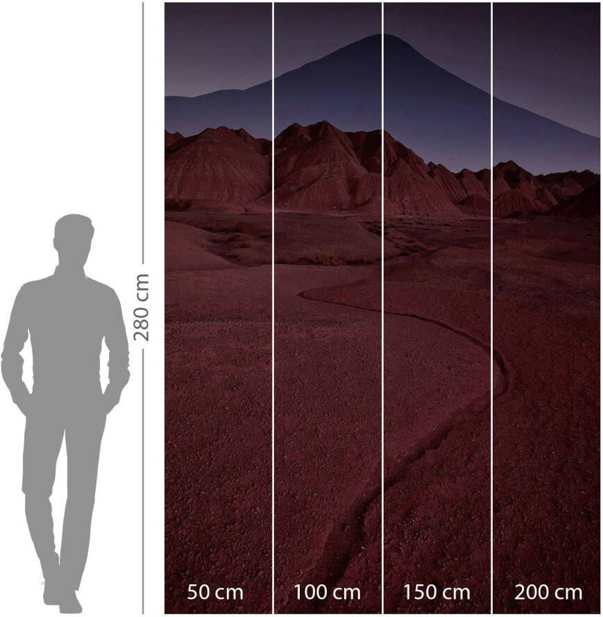 Komar Fotobehang Red Mountain Desert Bxh: 200x280 cm