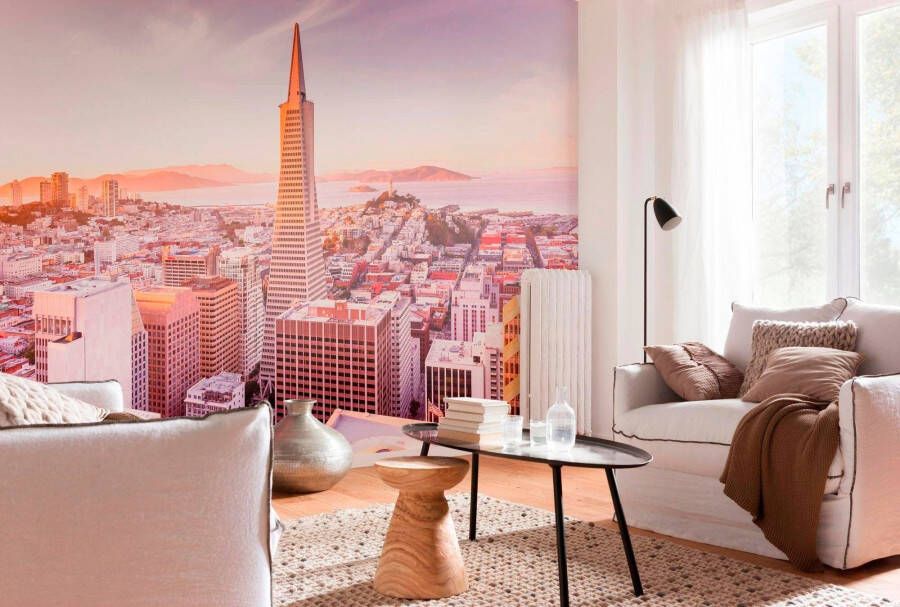 Komar Fotobehang San Francisco Morning 368x254 cm (breedte x hoogte) inclusief pasta (set)