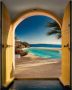 Komar Fotobehang Santorini 24 ijsblokjes flexibele bodem dicht lekvrij vaatwasserbestendig (1 stuk) - Thumbnail 2