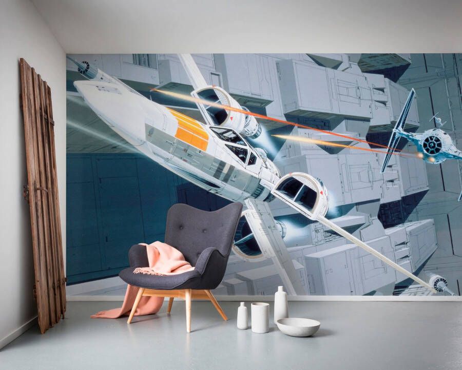 Komar Vliesbehang Star Wars Classic RMQ X-Wing vs TIE-Fighter (set)